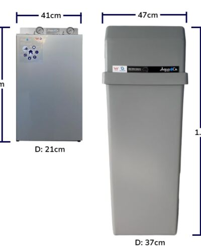AquaCo Water Softener With Pre-Filtration System – Water Filtration Solution For Hard Water and Scale Deposits.