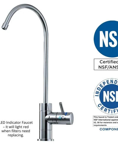 AquaCo SYS-925SC Undersink Water Filter – Reduces Chlorine, Taste, Odours, Parasites, and Lead.